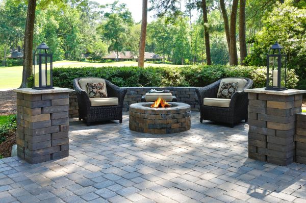 Fire Pit Installation in Barrington