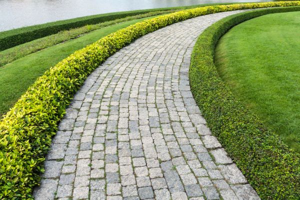 Sidewalk Pavers Installation in Barrington